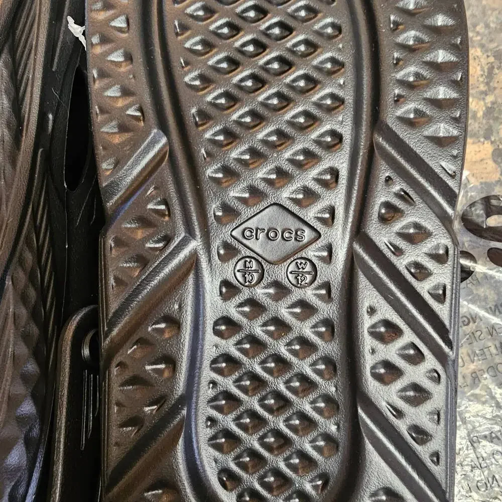 NWT! Crocs Men/Womens Off Grid Clogs M10 W12 Black Unisex 209501-001 Shoes 10 12